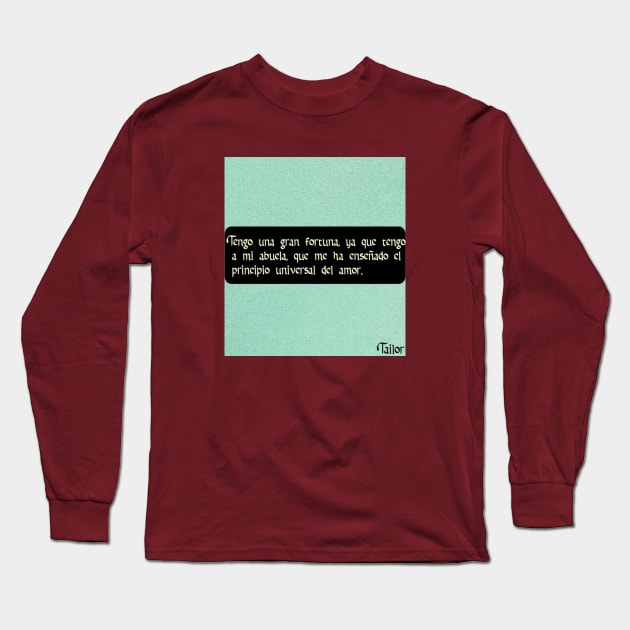 Frases no cotidianas Long Sleeve T-Shirt by Frases no cotidianas.